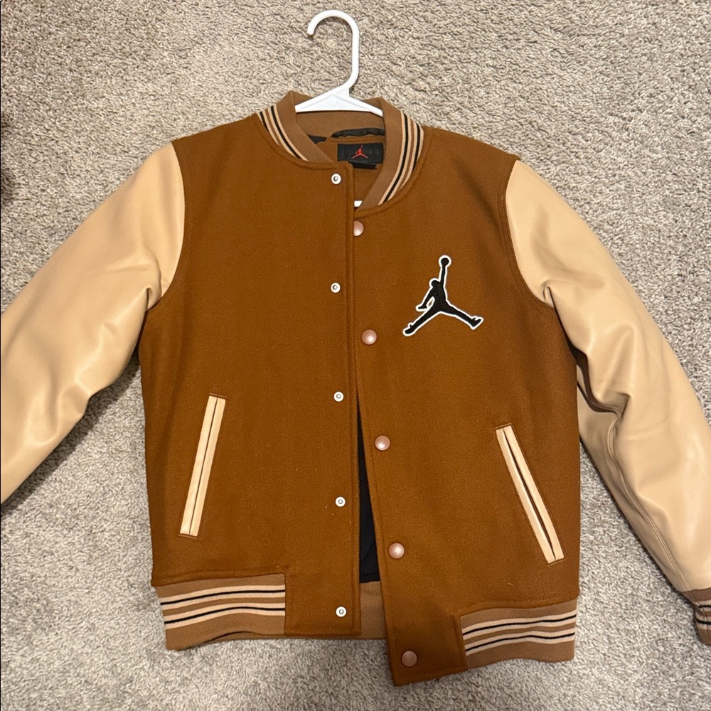 Jordan Brown and Tan Jacket